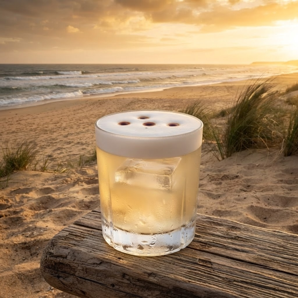 Gin Sour — cóctel de La Mezclaíta en El Palmar